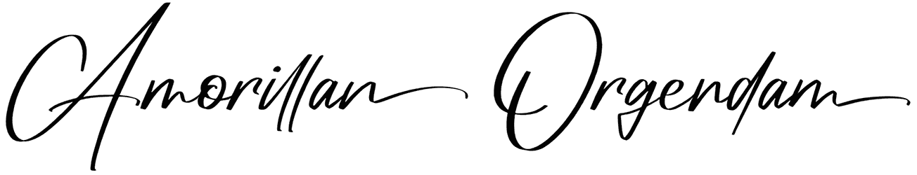 Amorillan Orgendam Font