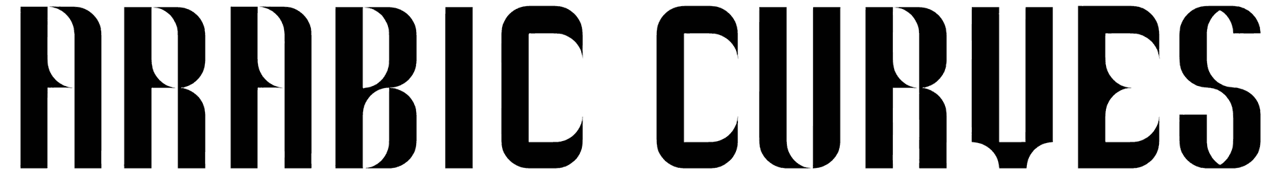 Arabic Curves Font