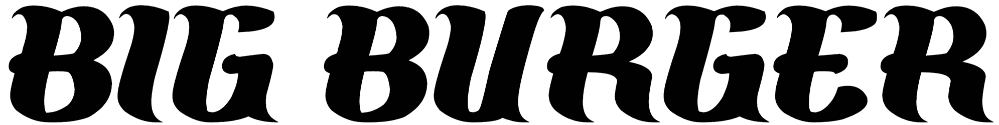Big Burger Font
