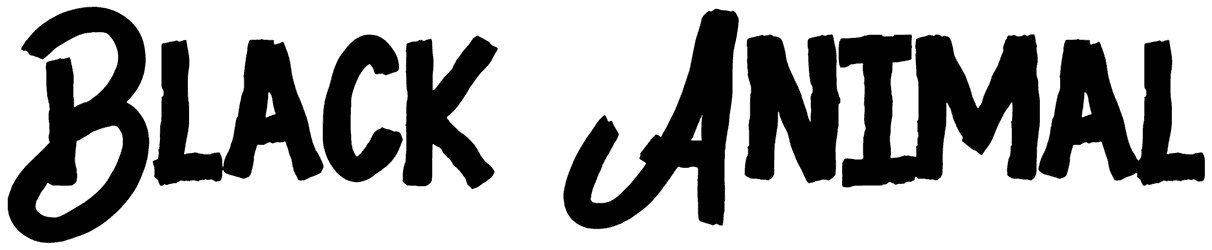 Black Animal Font