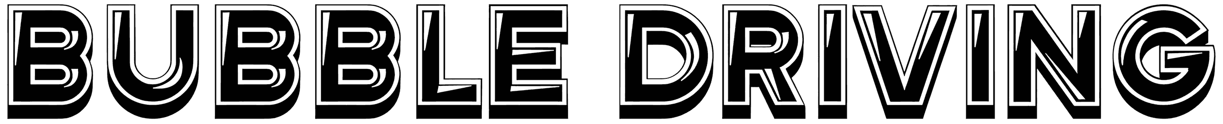 Bubble Driving Font