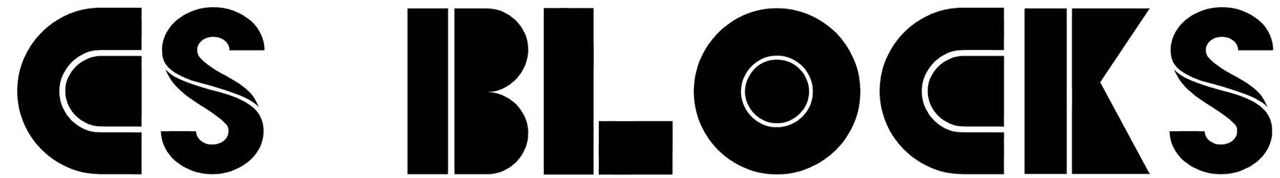 CS Blocks Font