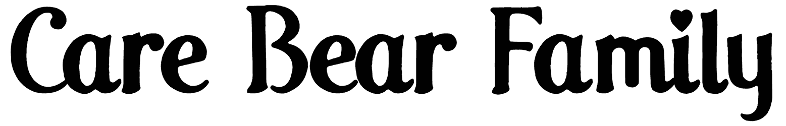 Care Bear Family Font