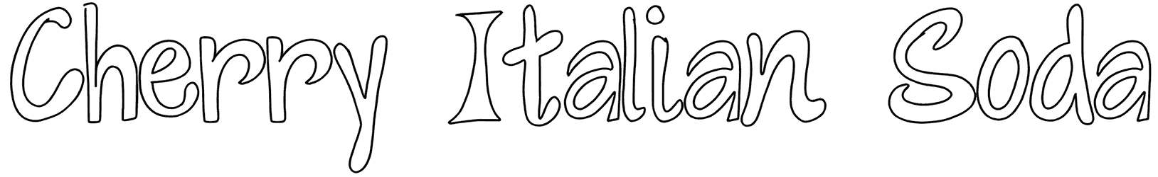 Cherry Italian Soda Font