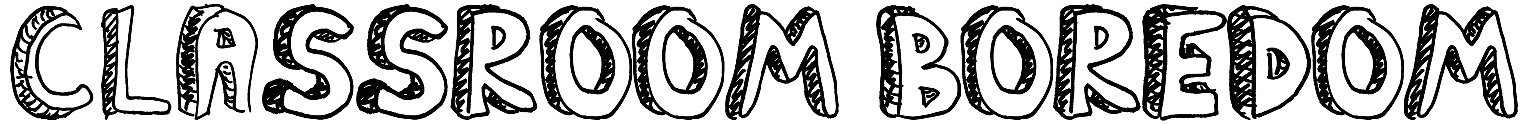 Classroom Boredom Font