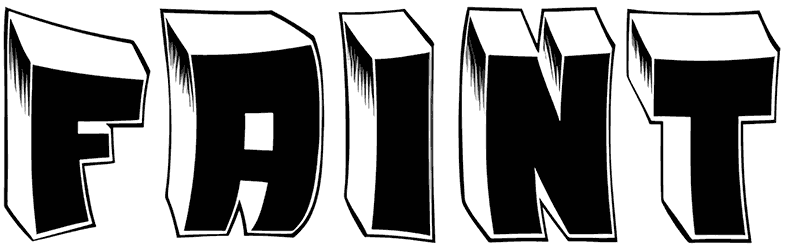 Faint Font