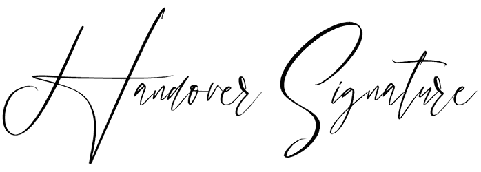 Handover Signature Font