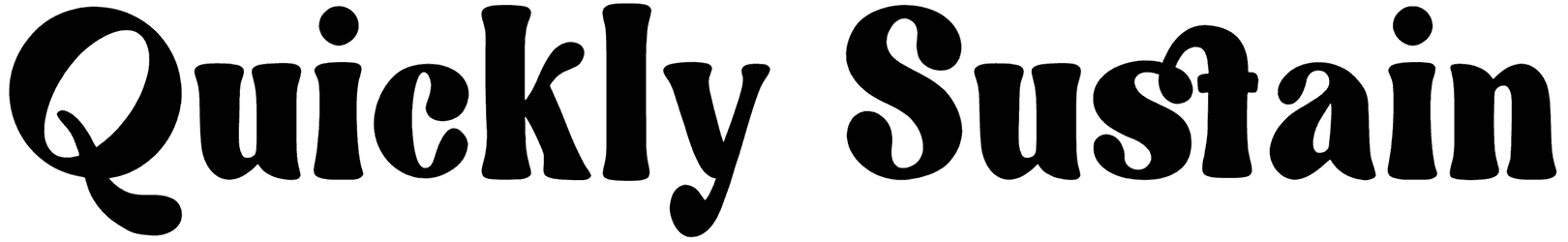 Quickly Sustain Font