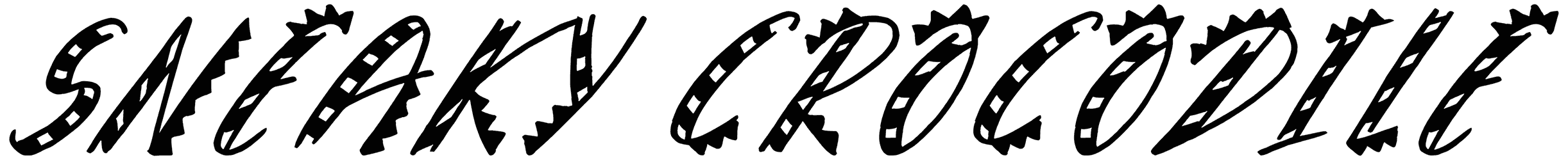 Sneaky Crocodile Font