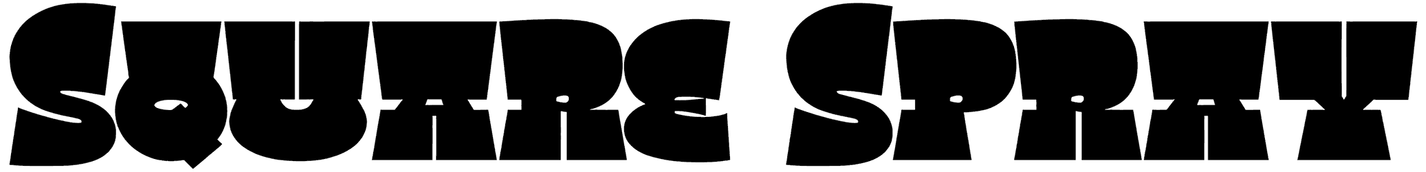 Square Spray Font