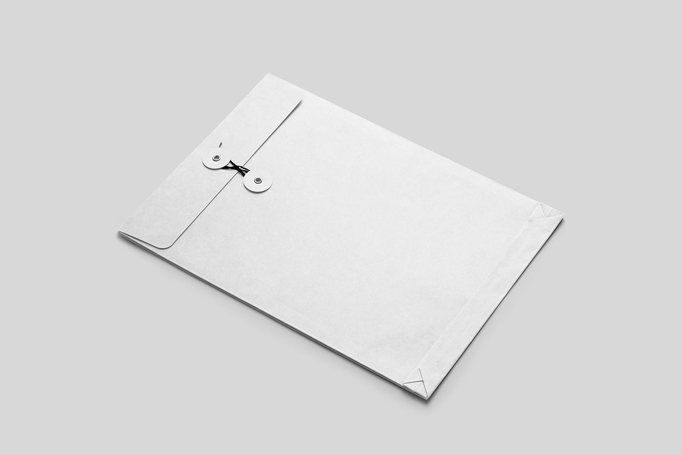 Free Cardboard Envelope Mockup PSD Template