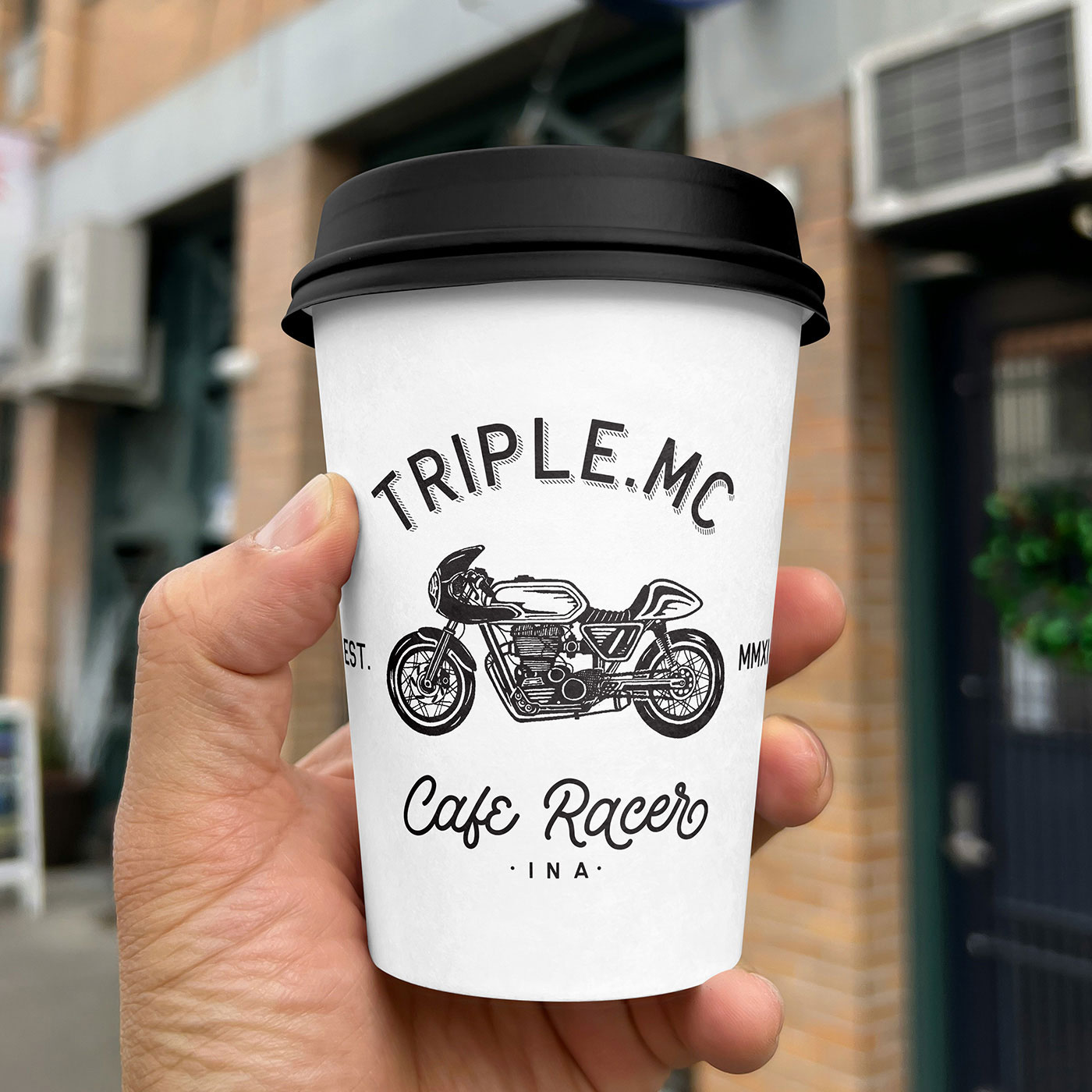 Free Classic Paper Cup Mockup PSD Template