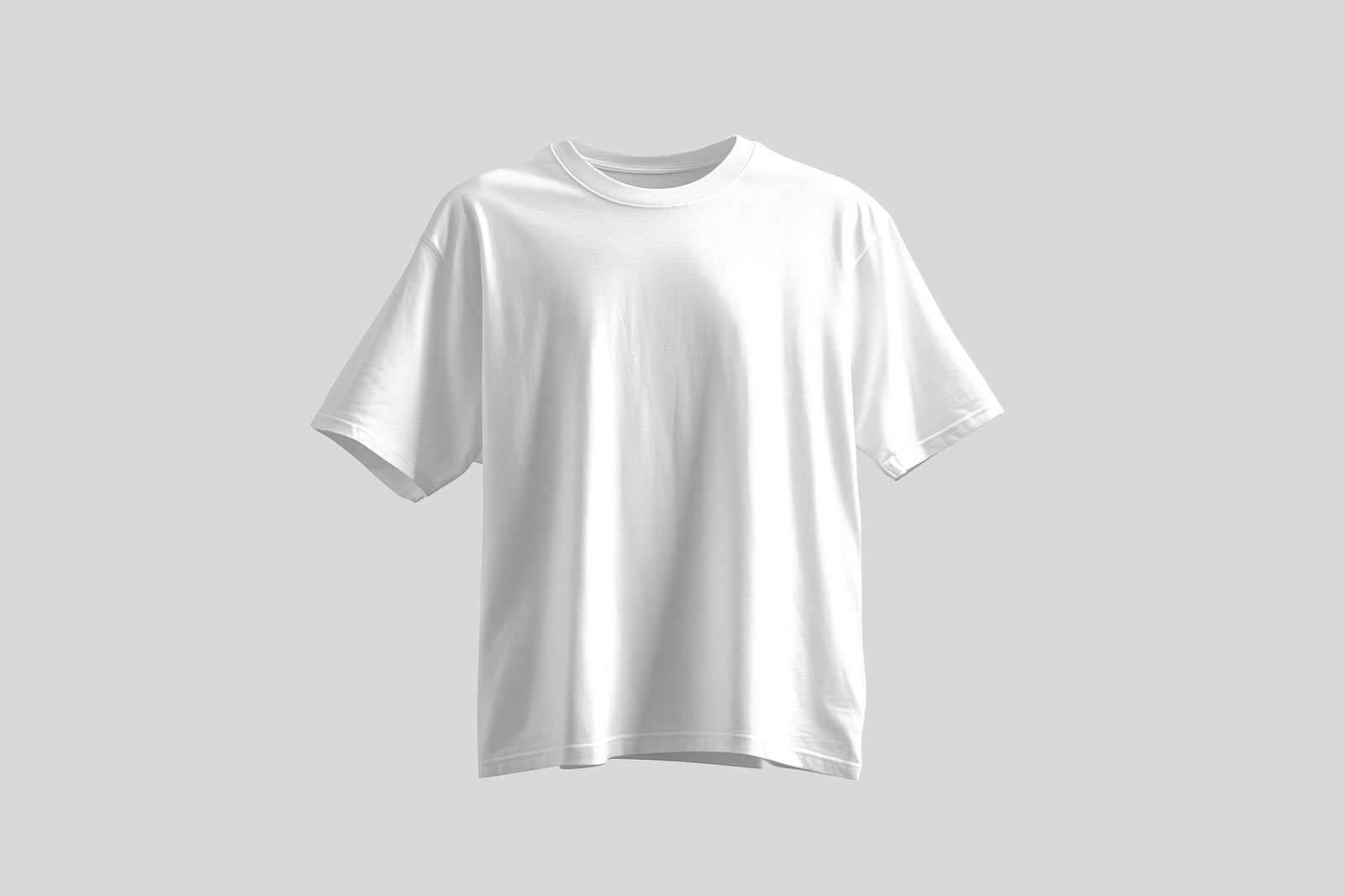 Free Floating Oversized T-shirt Mockup PSD Template