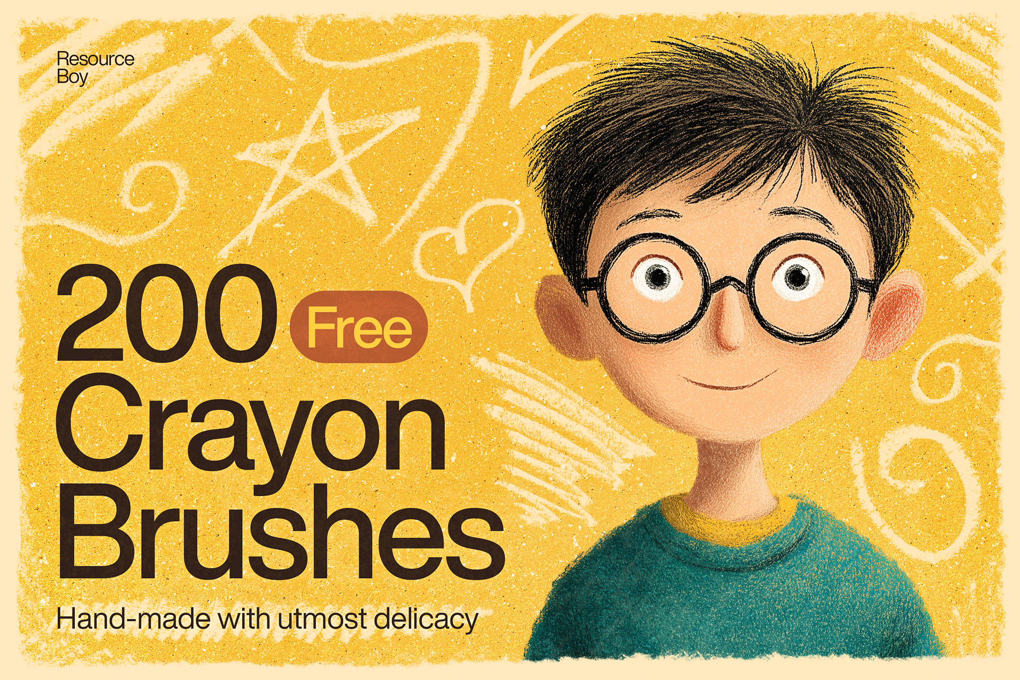 200+ Free Crayon Photoshop Brushes