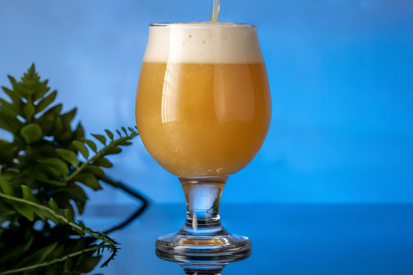 Free Glass Pint of Beer Mockup PSD Template