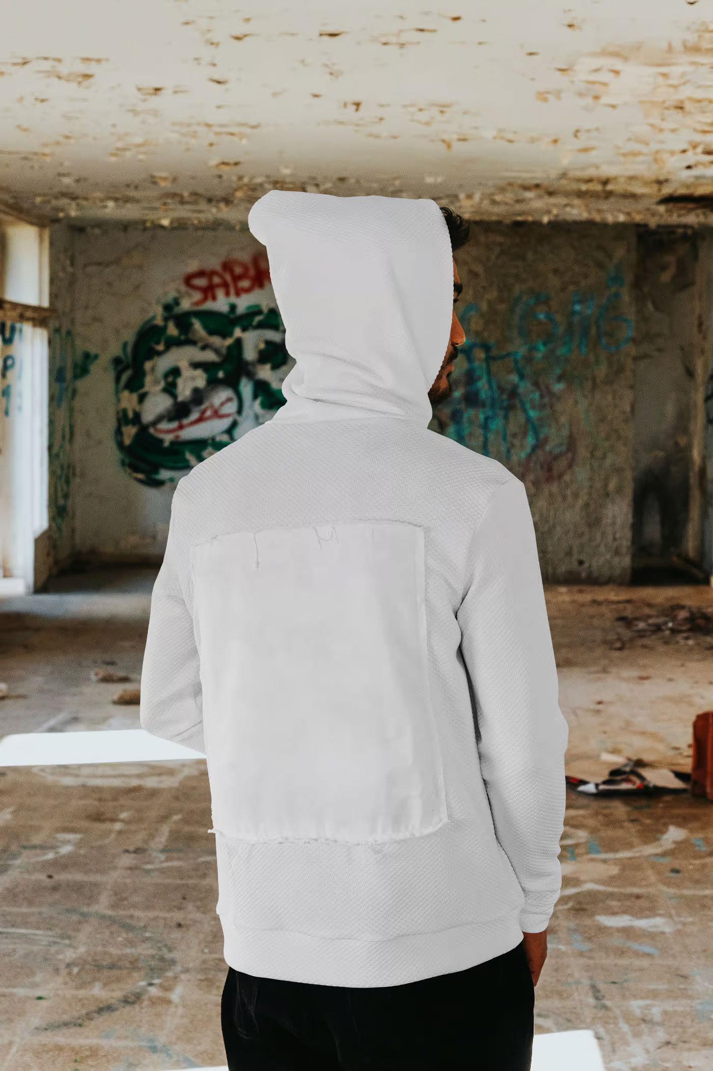 Free Hoodie Back Mockup PSD Template