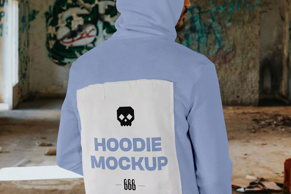 Free Hoodie Back Mockup PSD Template