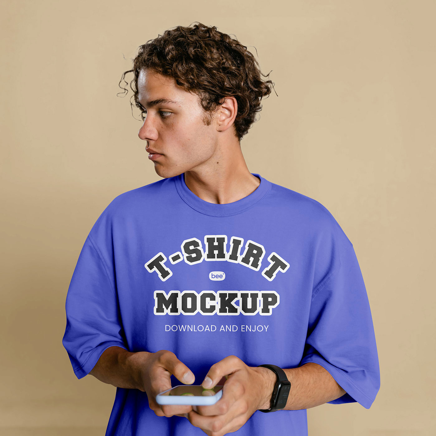 Free Modern T-shirt Mockup PSD Template