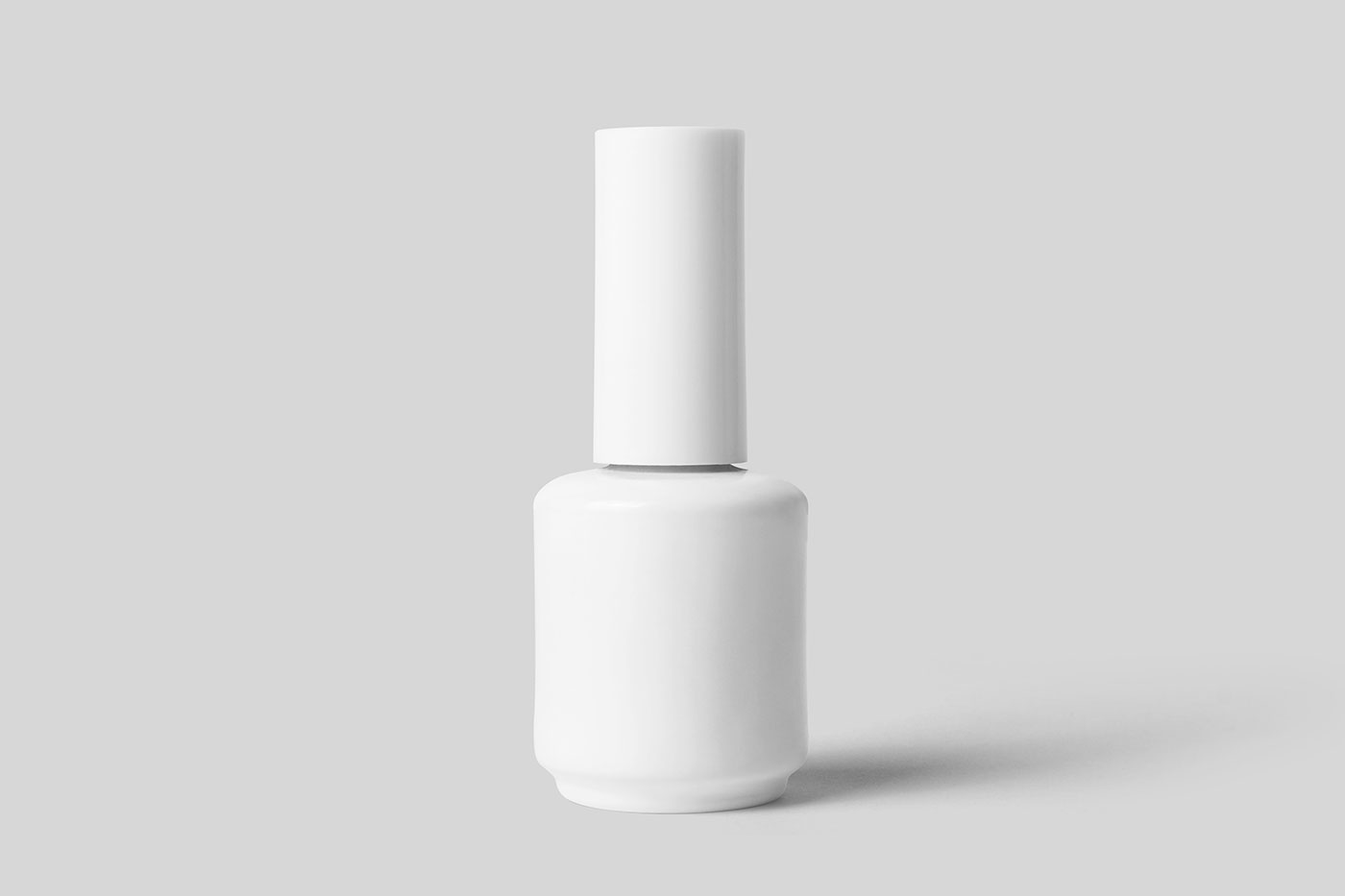 Free Nail Polish Bottle Mockup PSD Template