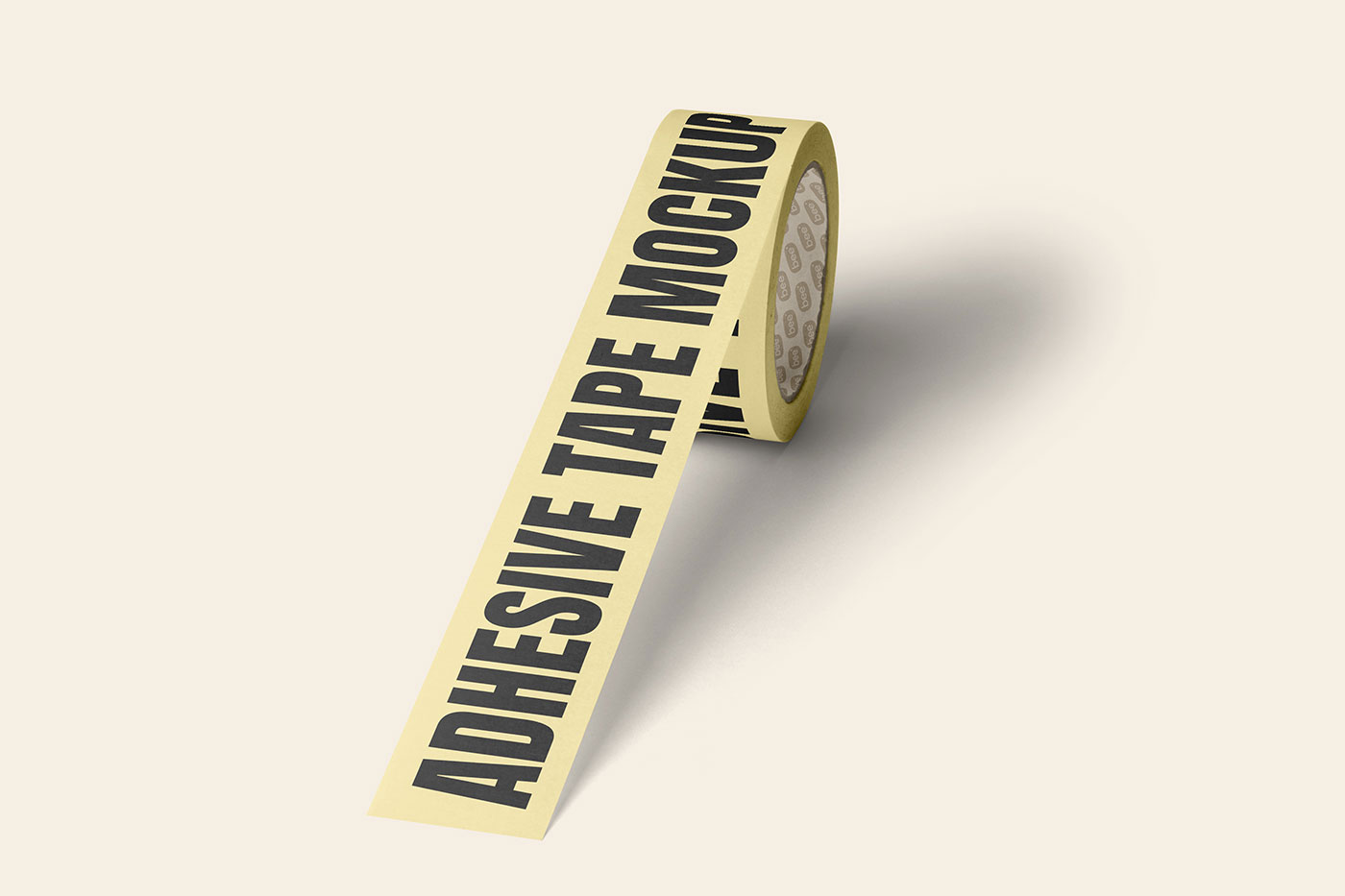 Free Perspective Adhesive Tape Mockup PSD Template