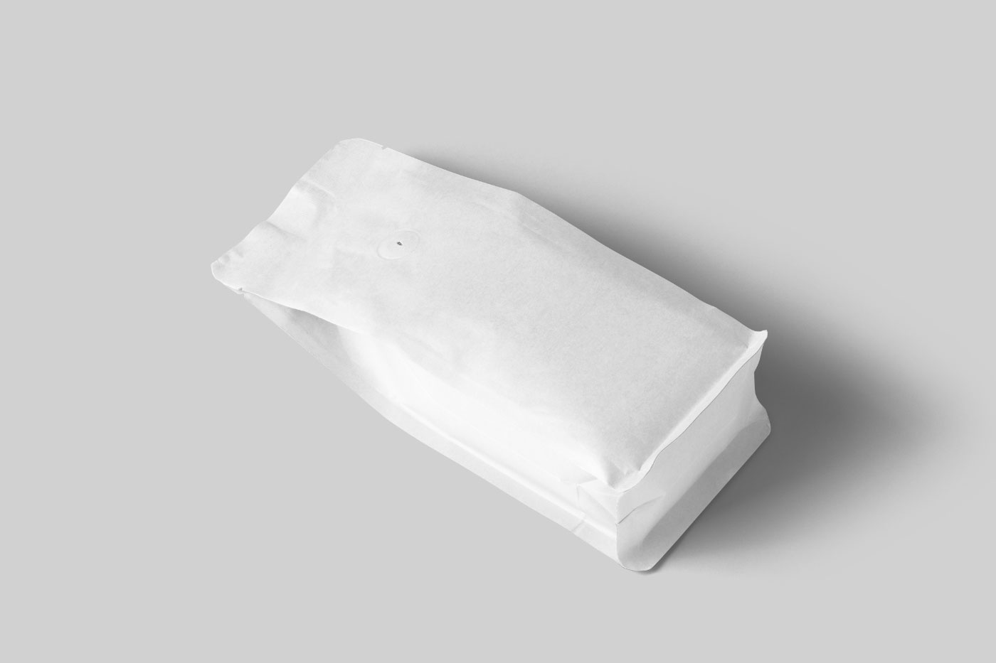 Free Perspective Coffee Bag Mockup PSD Template