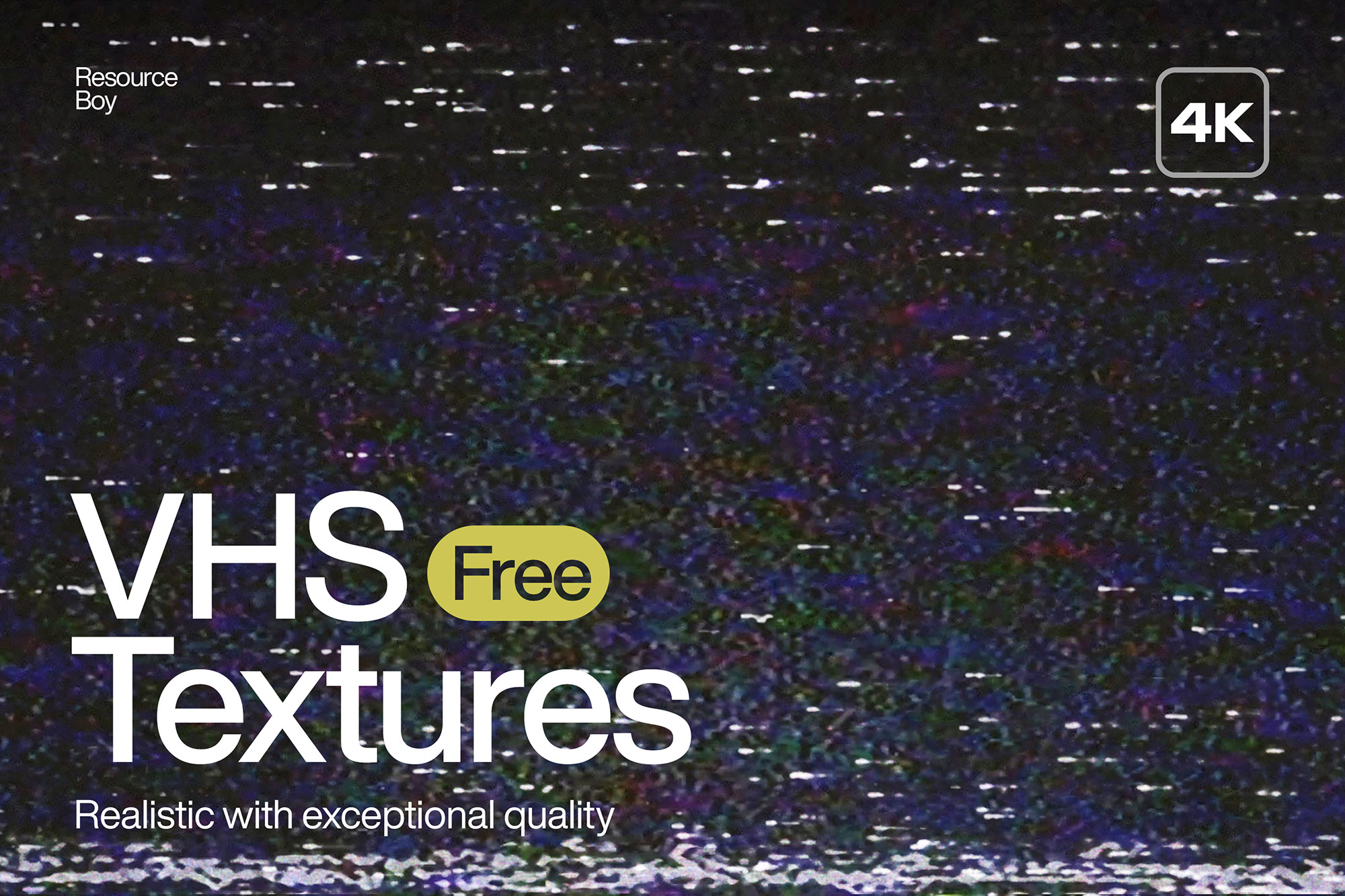 100 Free VHS Textures / Overlays - Resource Boy