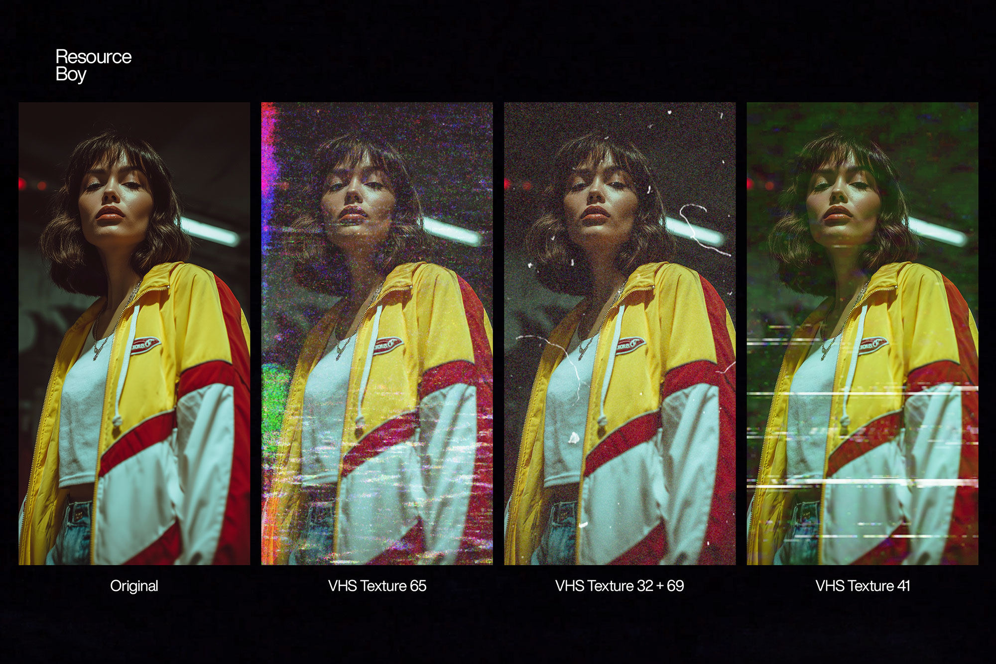 100 Free VHS Textures / Overlays - Resource Boy