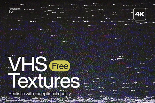 100 Free VHS Textures / Overlays - Resource Boy