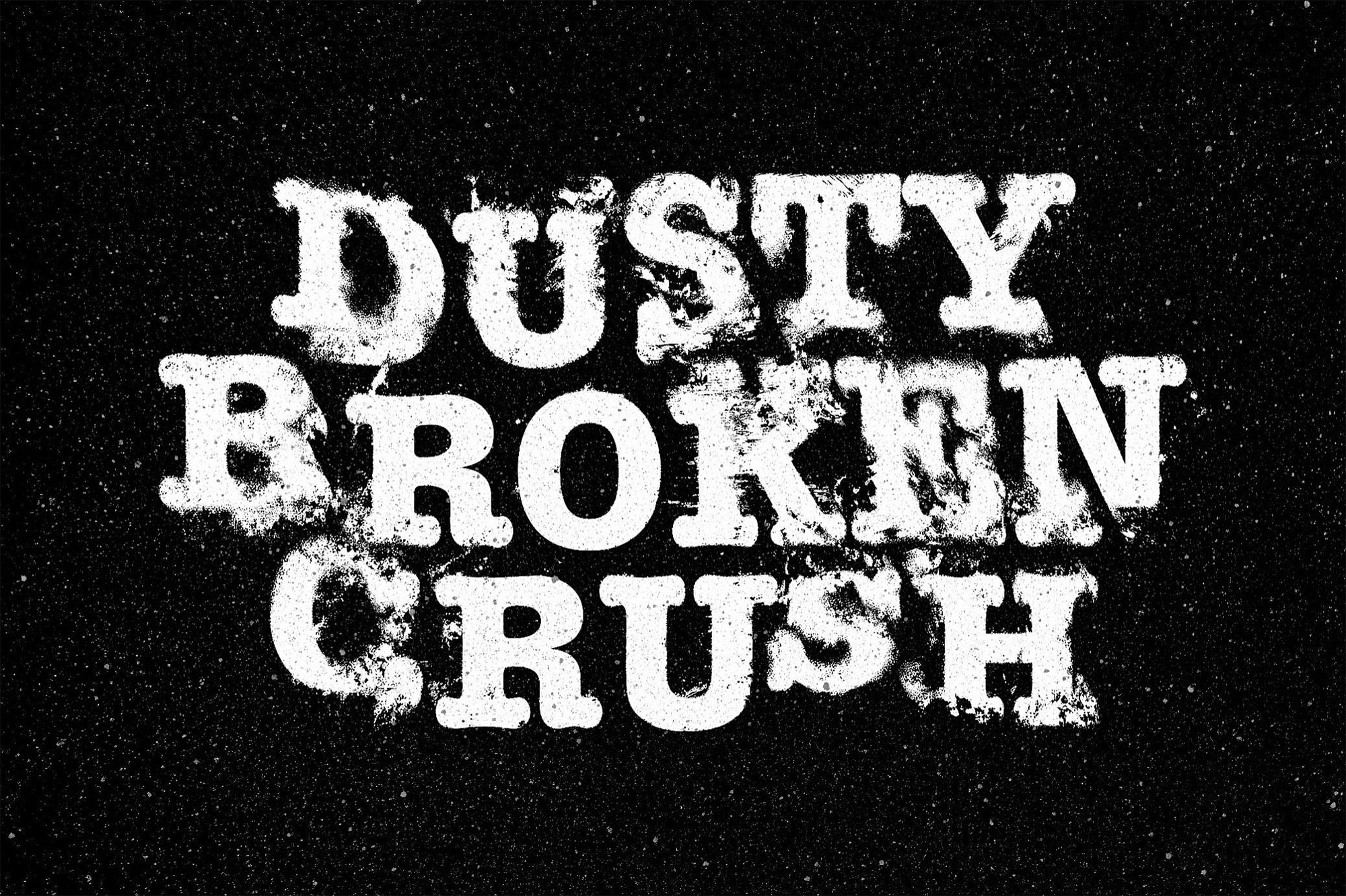 Broken Distort Text Effect preview