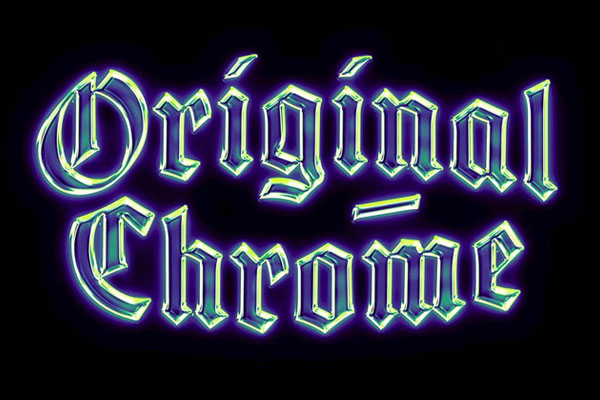 Free Glass Chrome Text Effect PSD Template