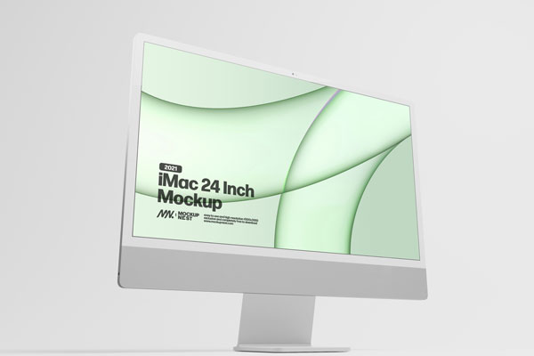 Free iMac Mockup PSD Template