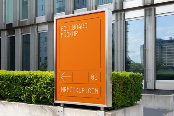 Free Poster Billboard Mockup PSD Template