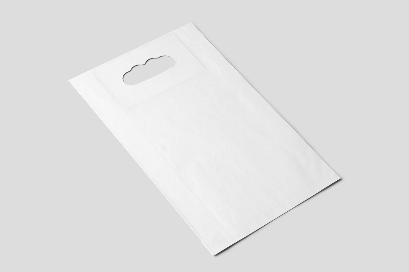 Free Small Food Paper Bag Mockup PSD Template