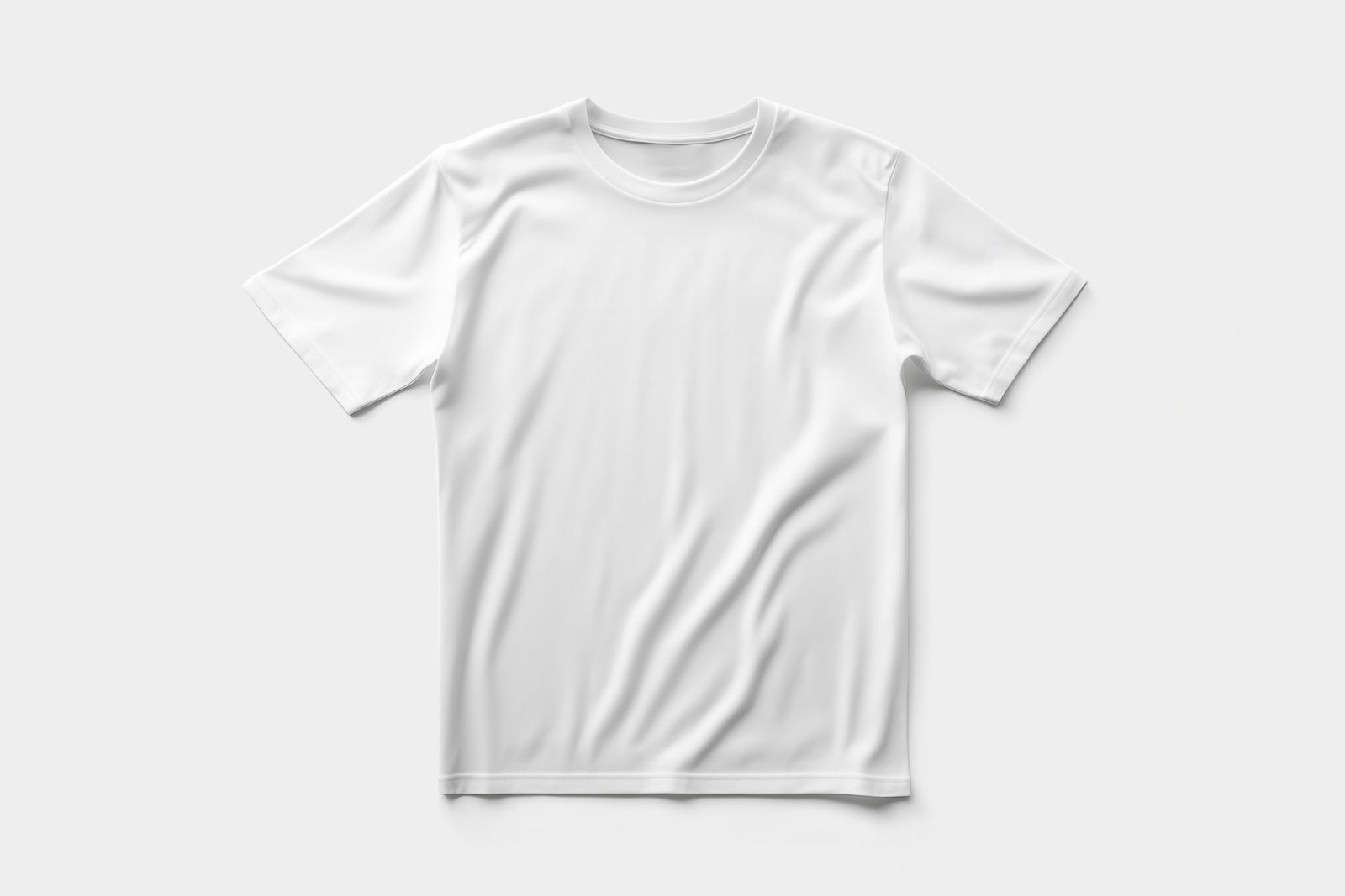 Free T-Shirt Mockup on Floor PSD Template