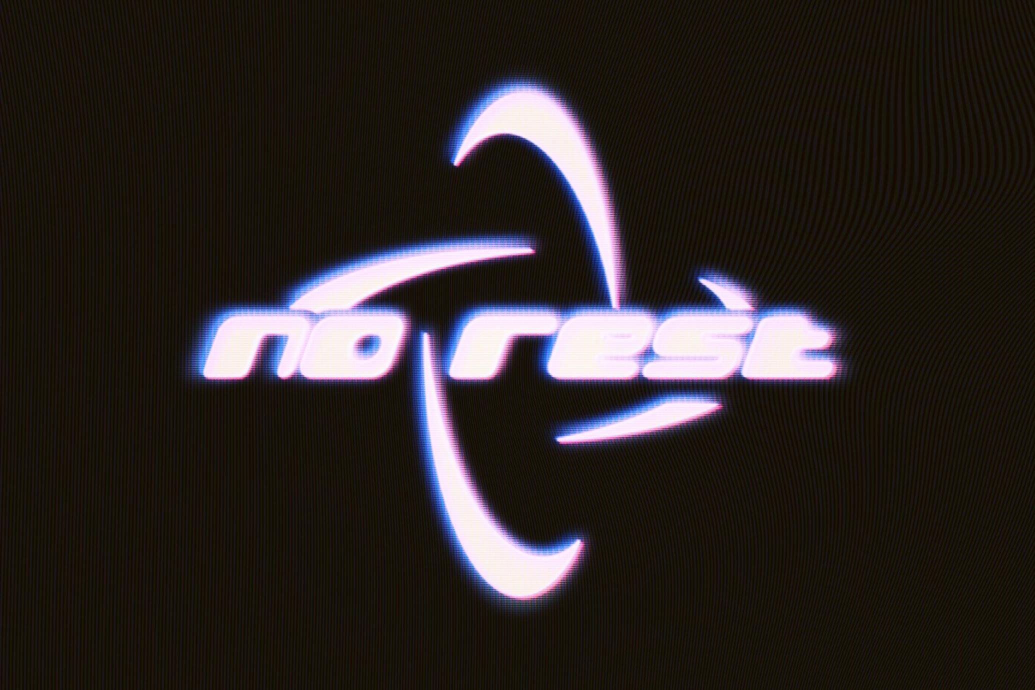 Free VHS Glowing Tape Text Effect / Logo Mockup PSD Template