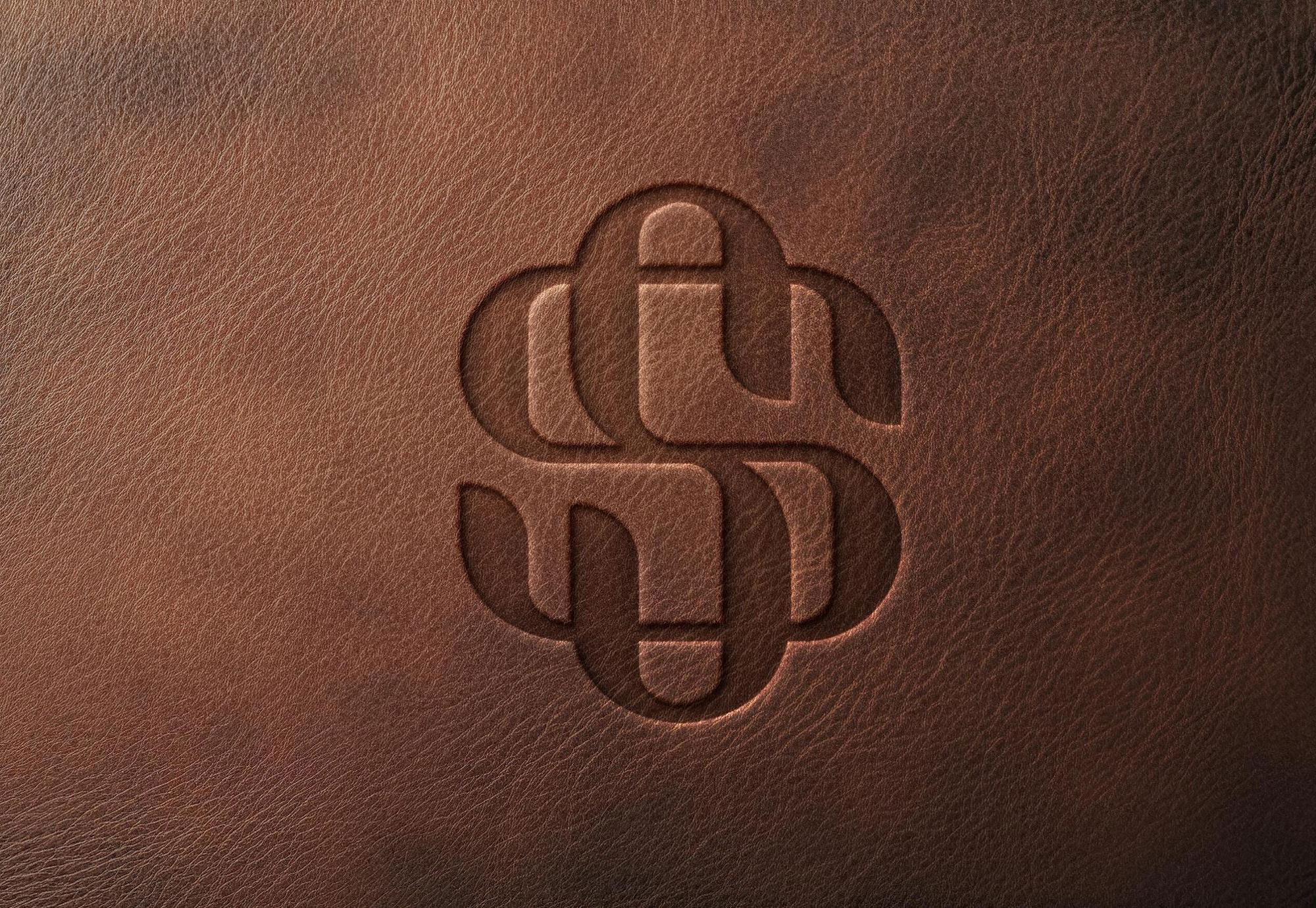 Leather Pressed Logo Mockup preview 2