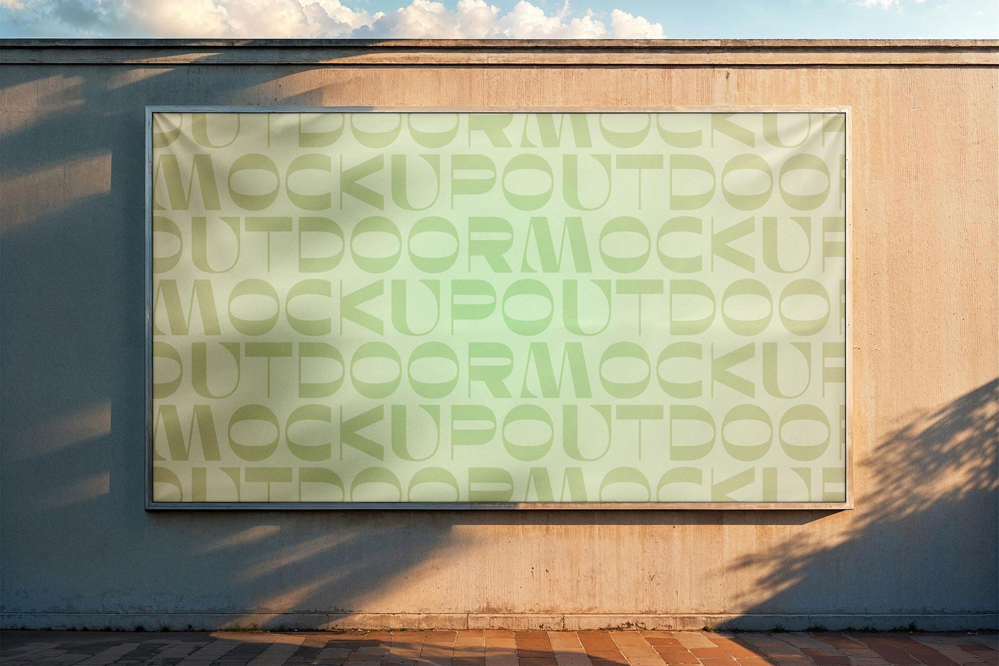 Free Outdoor Billboard Mockup PSD Template