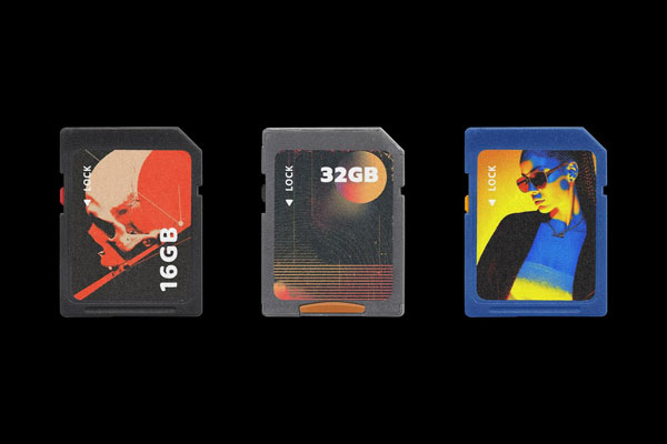 Free SD Card Mockup Pack PSD Template