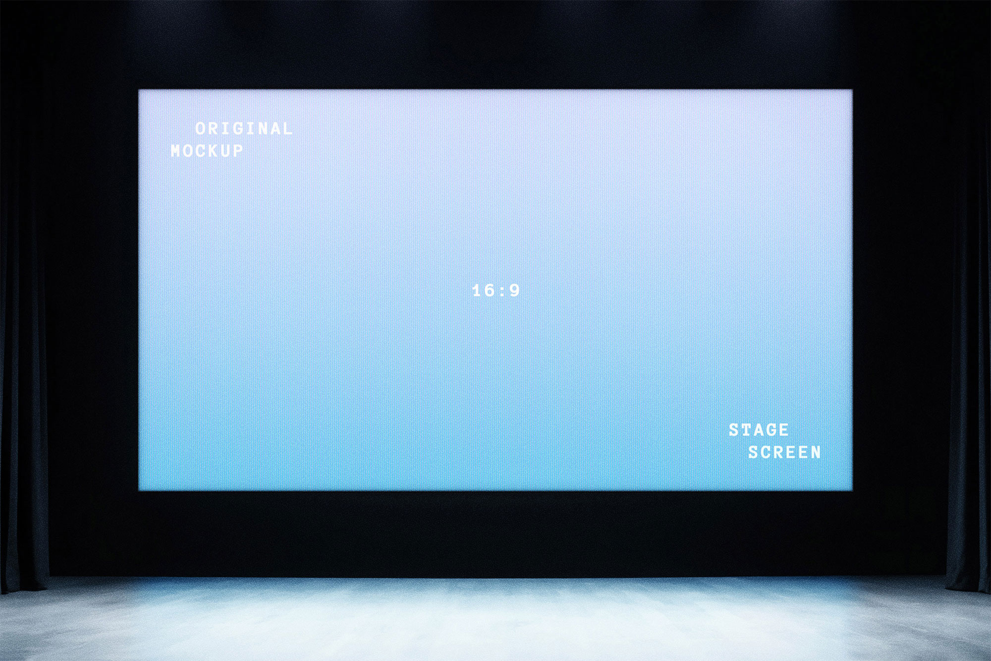Stage Screen Mockup Free Download | Resource Boy