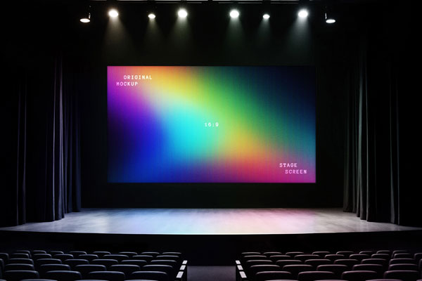 Stage Screen Mockup Free Download | Resource Boy