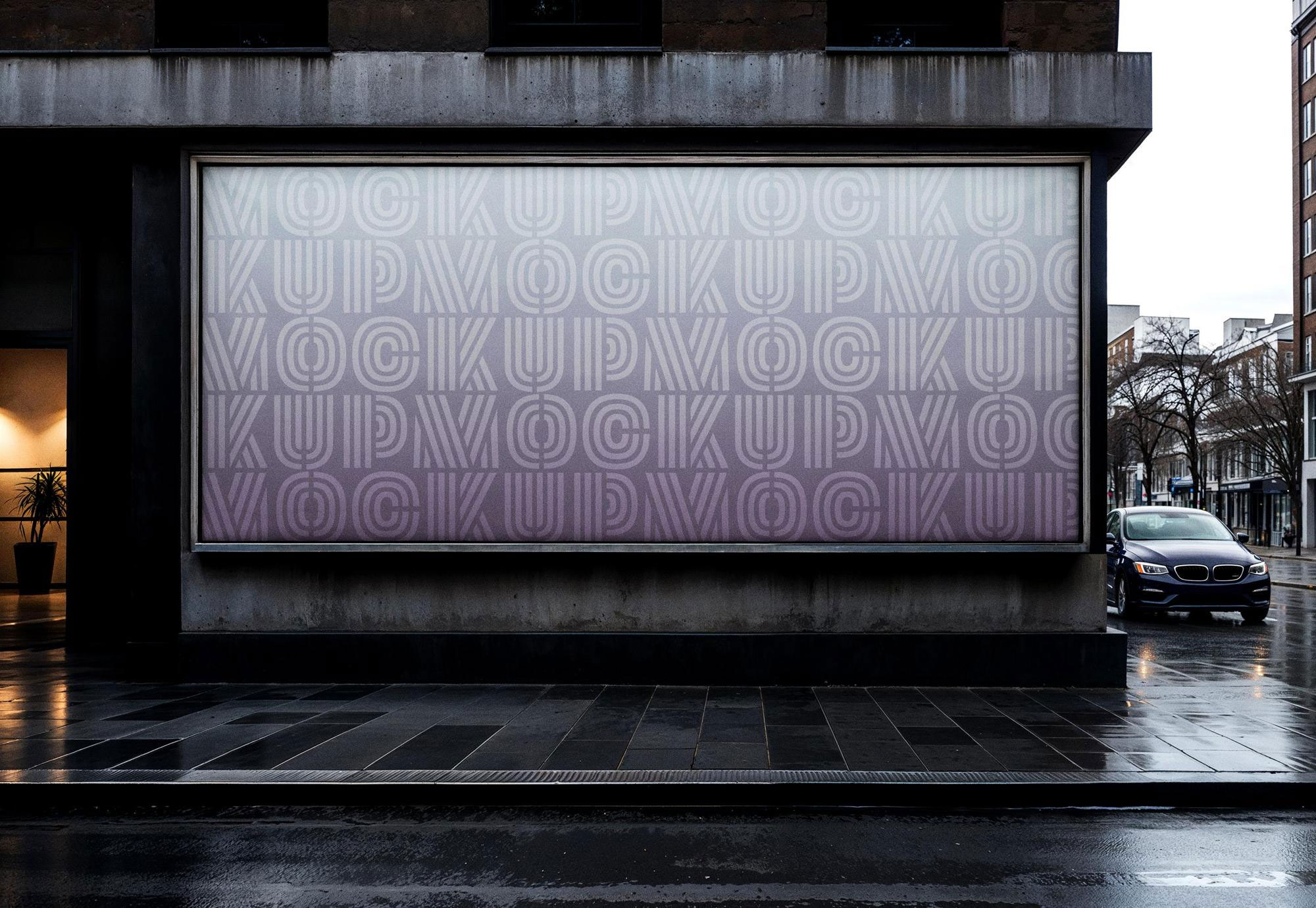 Free Urban Billboard Mockup PSD Template