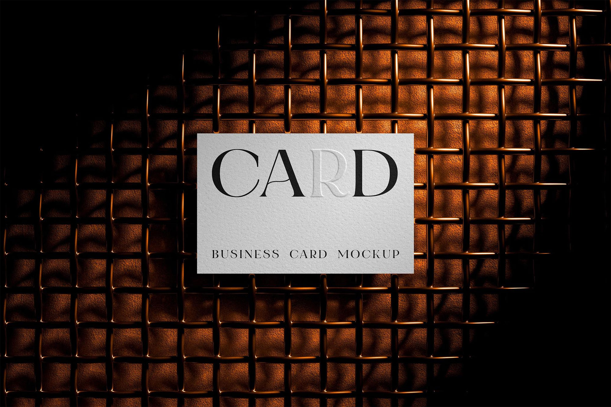 Free Urban Business Card Mockup PSD Template