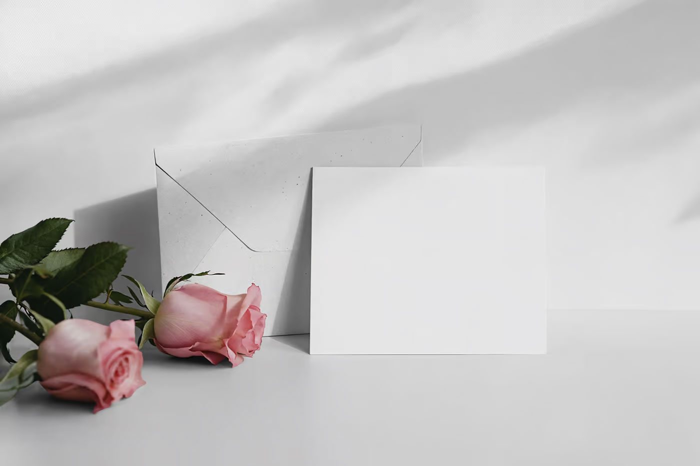 Free Valentines Card Set Mockups PSD Template