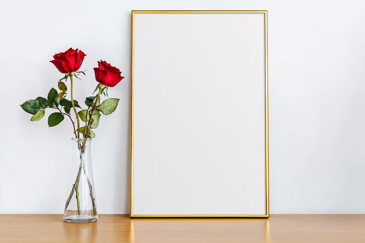 Free Valentine's Day Frame Mockup PSD Template