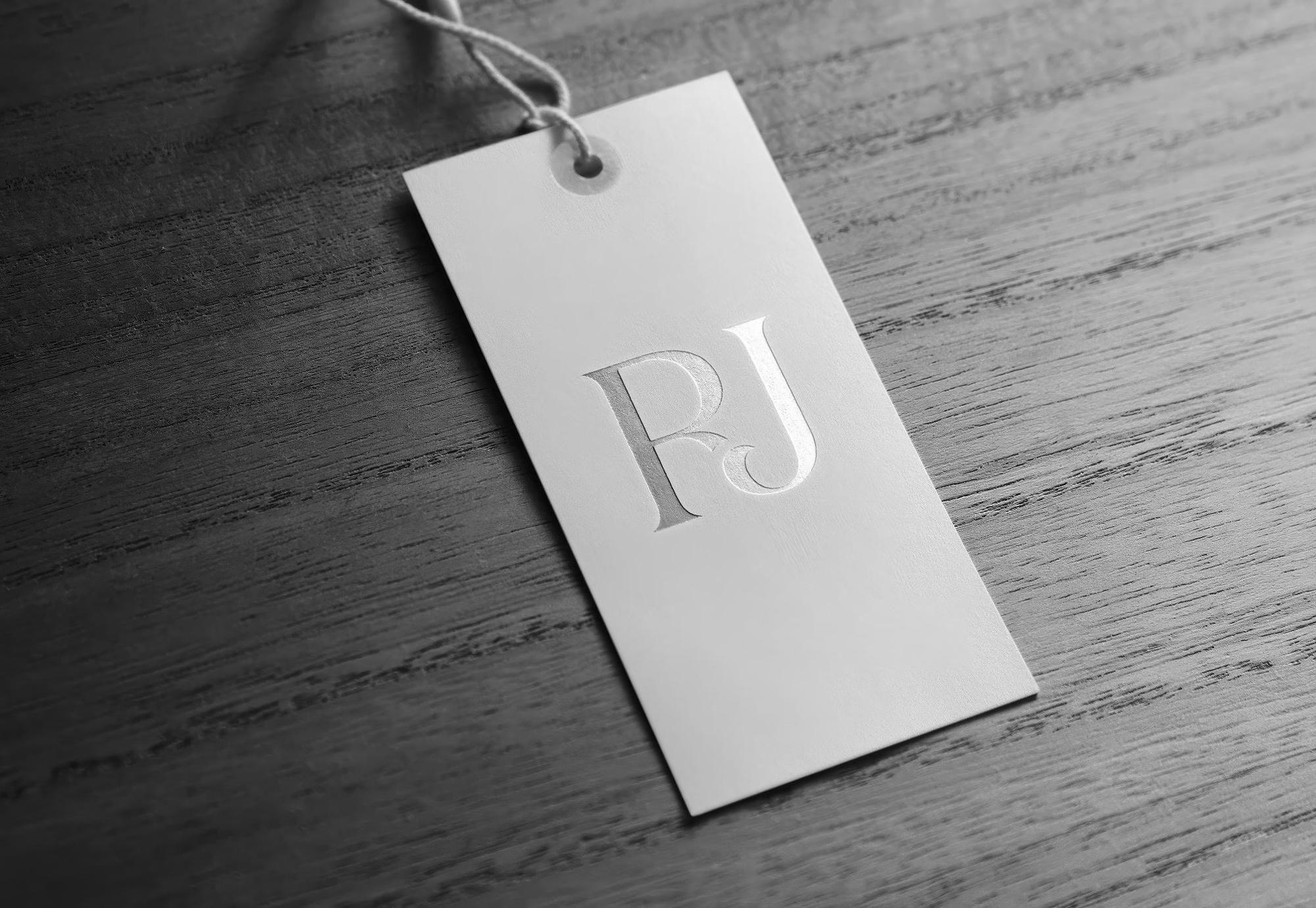 Free Vertical Clothing Tag Mockup PSD Template