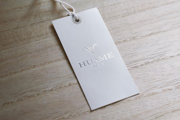 Free Vertical Clothing Tag Mockup PSD Template