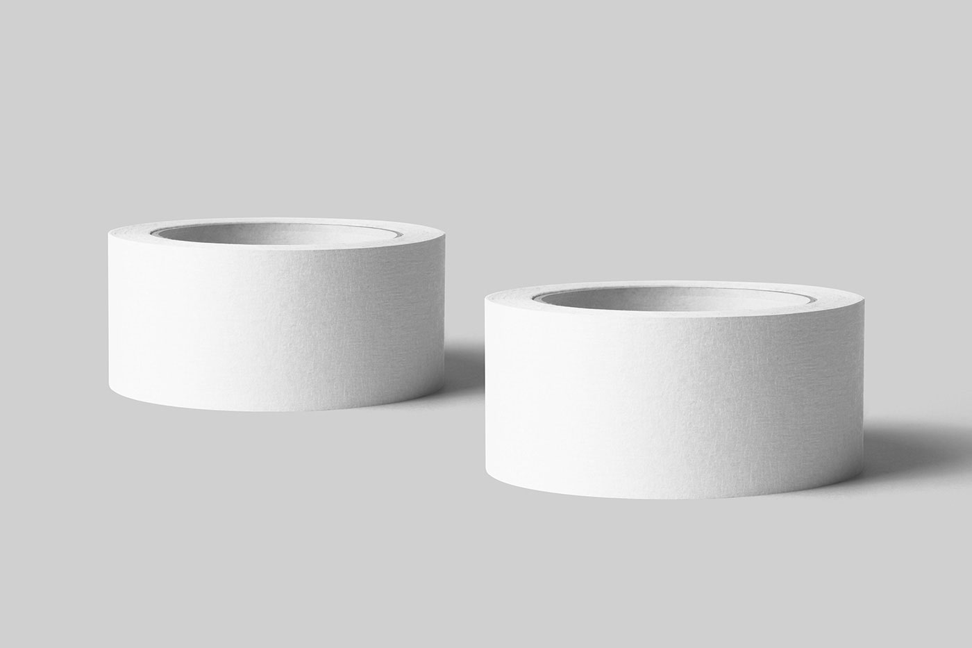 Free Wide Adhesive Tape Mockups PSD Template
