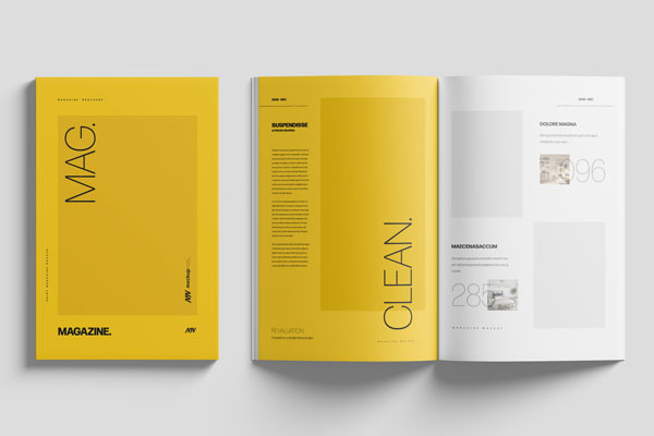 Free 11x17 Magazine Mockup PSD Template