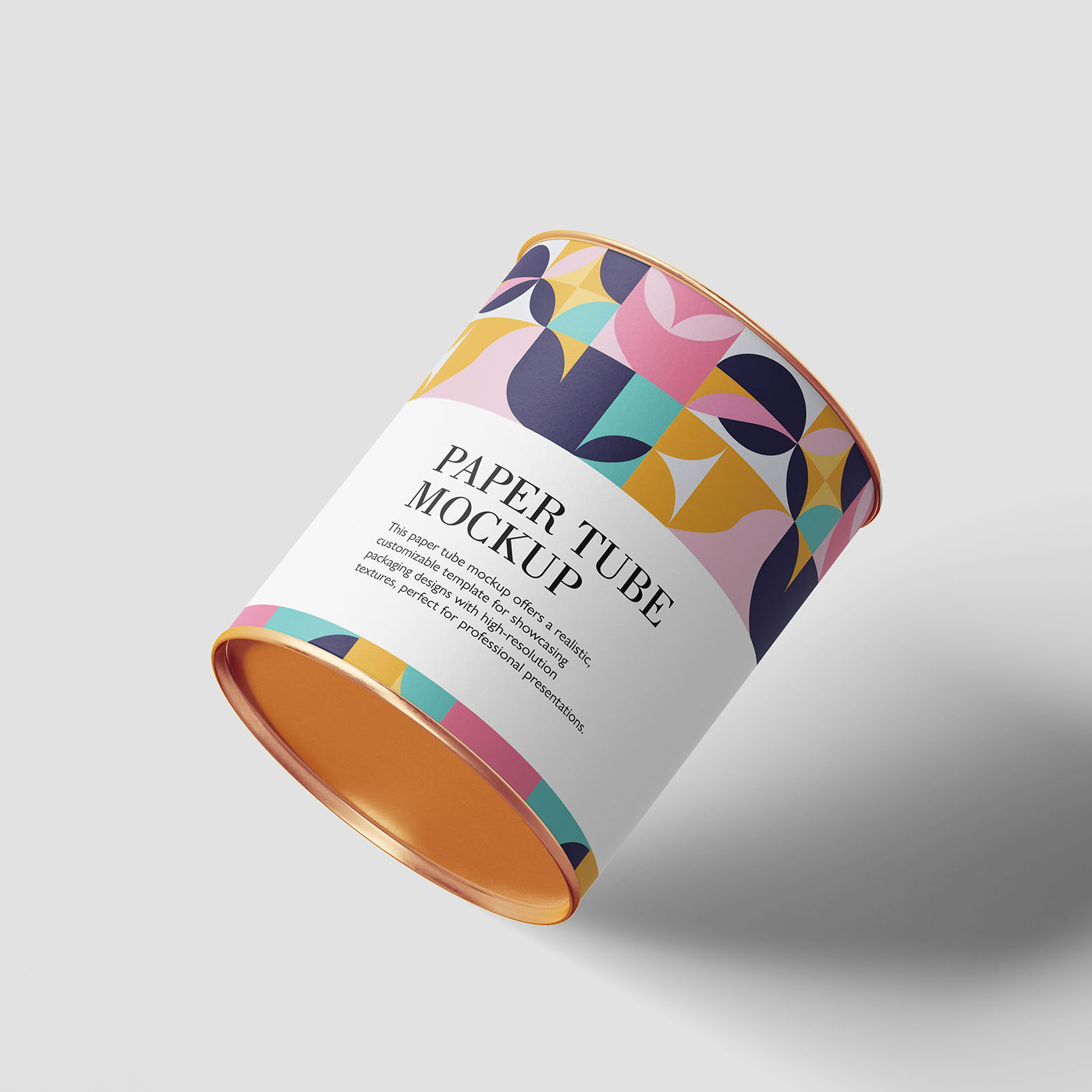 Free 4 Paper Tube Mockups PSD Template