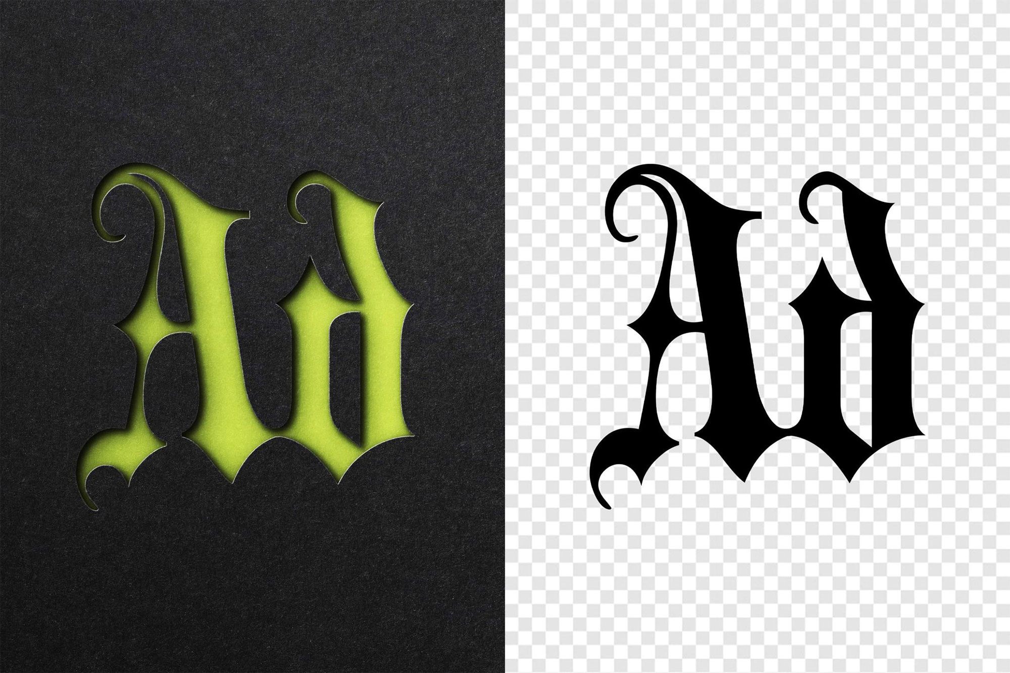 Black Paper Cutout Mockup / Text Effect preview 3